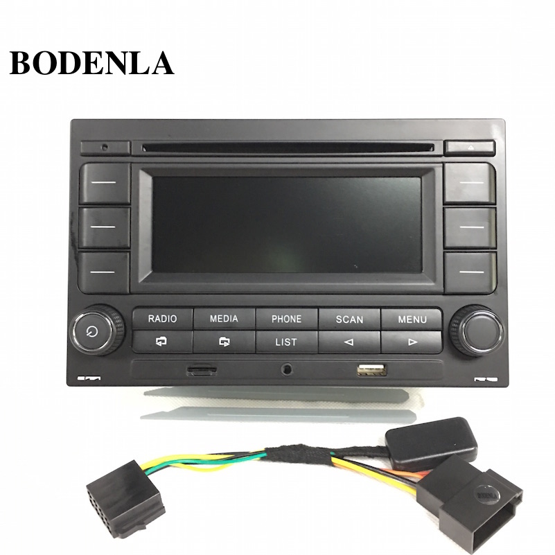 BODENLA Car Radio RCN210 CD Player USB MP3 AUX Bluetooth For VW