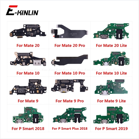 USB Charging Port Dock Plug Connector Charger Board Mic Microphone Flex Cable For HuaWei Mate 20 10 9 Pro Lite P Smart Plus 2022 ► Photo 1/1