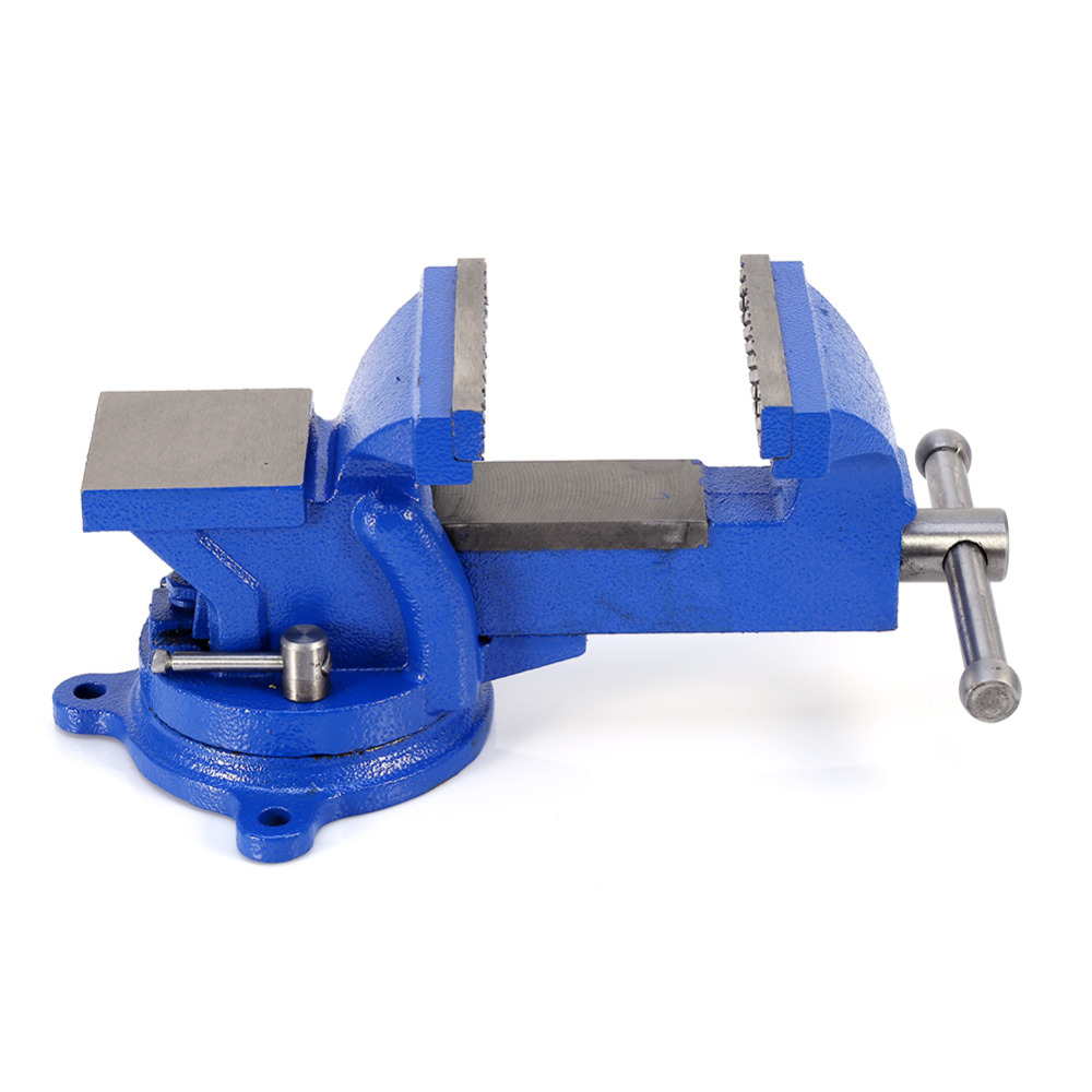 5 inch Jaw Bench Vice Clamp Work Bench Table Engineer Swivel Rotating Base Bench 