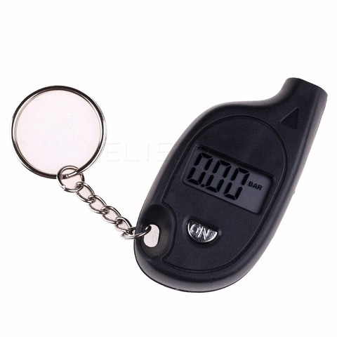 Mini Keychain LCD Digital Car Tyre Air Pressure Gauge Auto Motorcycle Test For Car Tyre Meter Tester Tool For Auto ► Photo 1/5