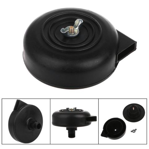 16/20mm Black Plastic Male Threaded Exhaust Noise Muffler Air Filter Silencer Compressor ► Photo 1/6
