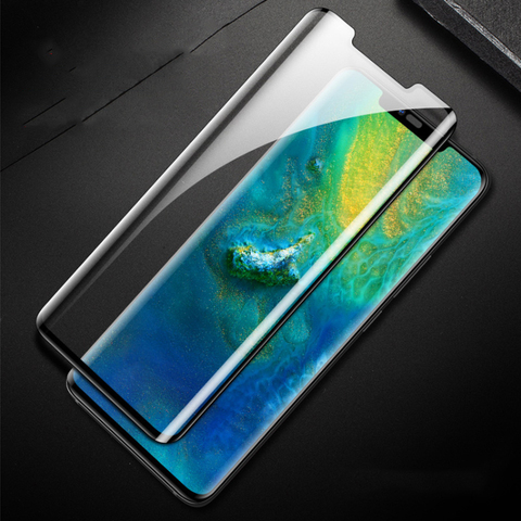 Full Coverage For Huawei Mate 20 / Mate 20 Pro UltraThin 9H Tempered Curved Glass Screen Protector HD Protective Film On Mate20 ► Photo 1/6