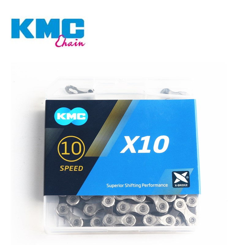 KMC X10 X10.93 MTB Road Bike Chain 116L 10 Speed Bicycle Chain Magic Button 