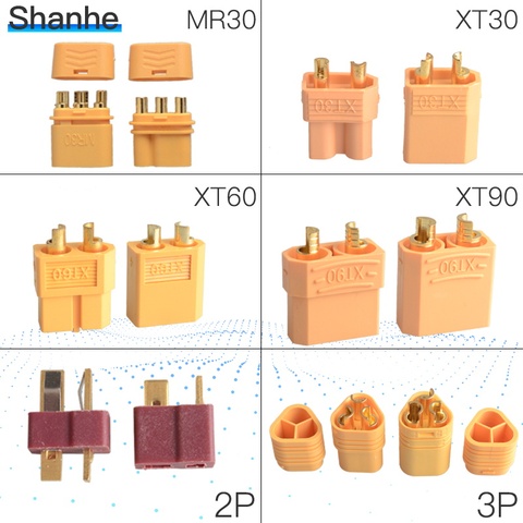 5pcs female male XT30 XT60 XT90 Plug Male Female Bullet Connector Plugs For RC Lipo Battery Connectors ► Photo 1/6