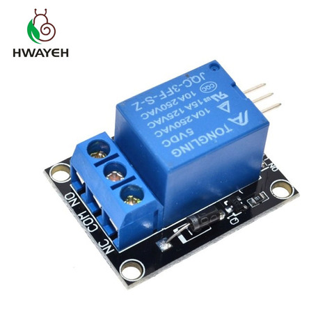 Free shipping 1 Channel 5V Relay Module for arduino 1-Channel relay KY-019 For PIC AVR DSP ARM for Arduino ► Photo 1/1