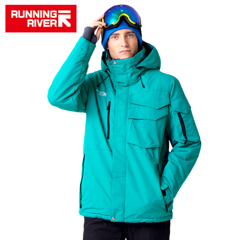 RUNNING RIVER Brand Waterproof Jacket For Men Ski Suit Set Men Snowboard Jacket  Male Ski Clothing #A3268 ► Photo 1/6