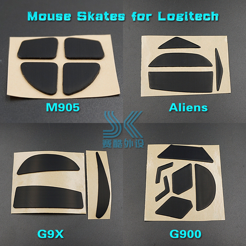 1PCS 3M Mouse Feet Skates Mouse for Logitech G900 G903 G9 G9X M950 Alens Anywhere 2S m905 Gaming Mouse 0.6MM replacement ► Photo 1/6