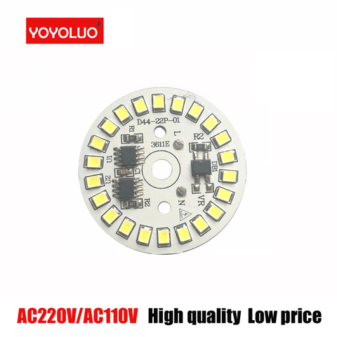 DIY SMD2835 LED Lamp Chip light Smart IC Power AC220V 5W 7W 9W 12W 15W AC110V Led lamps For indoor FloodLight White / Warm White ► Photo 1/6