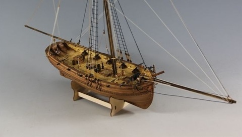 1/64 Sailboat wooden model kits H.M. CUTTER LADY NELSON Ship model kit ► Photo 1/1