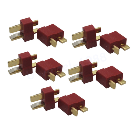 20pcs Top Quality RC Lipo Battery Helicopter T Plug Connectors Male Female for Deans (10pair) ► Photo 1/6