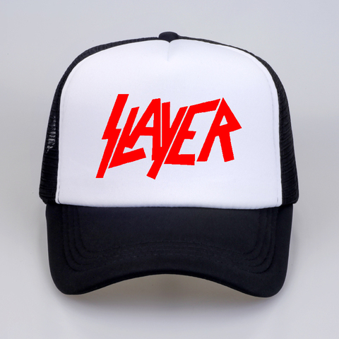 hot sale the band men's Baseball caps the slayer Speed Metal cap men punk summer high quality Baseball Mesh Net Trucker Cap ► Photo 1/5