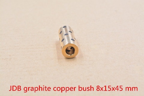 8mmx15mm x45mm linear graphite copper set bearing copper alloy bushing oil self-lubricating bearing JDB 8x15x45 1pcs ► Photo 1/4