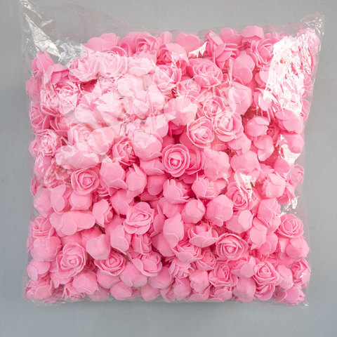Foam Roses 500pcs 3.5cm Artificial Foam Flower Heads DIY 20cm Teddy Bear Mold PE Rose Bear Accessories Decor Valentine's Gift ► Photo 1/6