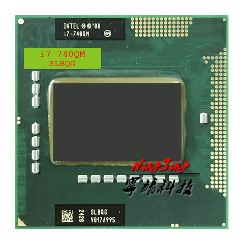 Intel Core i7-740QM i7 740QM SLBQG 1.7 GHz Quad-Core Eight-Thread CPU Processor 6W 45W Socket G1 / rPGA988A ► Photo 1/1