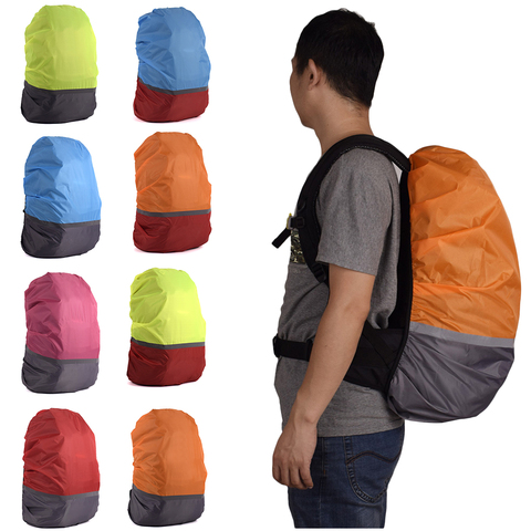 Multi Colors Backpack Rain Cover Reflective Waterproof Bag Cover Outdoor Camping Travel Rainproof Dustproof Covers ► Photo 1/6