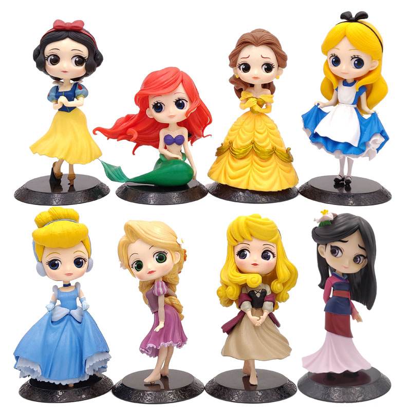 Q  Mulan Princess PVC figure figures doll gift anime toy new