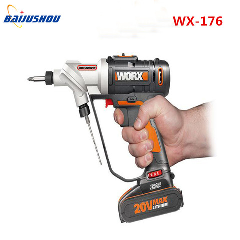 WORX Batteries WORX Electric Cordless Screwdriver 20V Li-ion With 1 Battery 1Charger WORX WX176 ► Photo 1/4