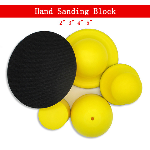 Multi Size Hand Sanding Block Sanding Pad  for Hook and Loop Sanding Discs Foam Hand Pad Polishing Pad Abrasive Tools Grinding ► Photo 1/6