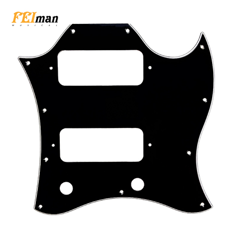 Pleroo guitar parts pickguard For Gibson Standard SG Full Face Scratch Plate Route P90 pickups Best protection for guitarra ► Photo 1/6