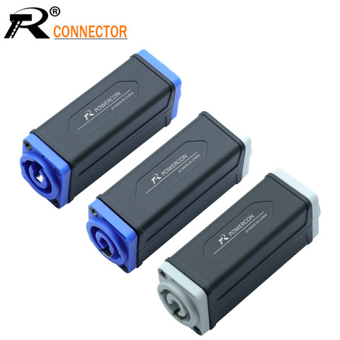 1pc New Arrival LED PowerCon AC Coupler Adapter Extender connector High quality Speakon Panel mount straight adapter ► Photo 1/6