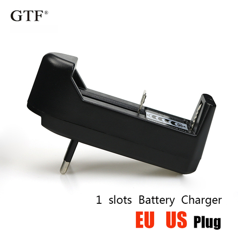 EU/US li-ion battery charger 3.7V 18650 16340 14500 Li-ion Rechargeable Battery charger ► Photo 1/6