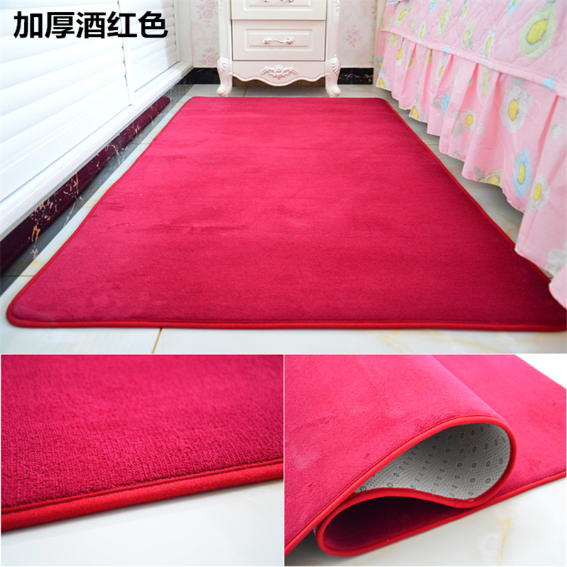 Fashion Memory Foam Solid Mat Area rug Bedroom Rugs Mats Carpet Doormat For Hall 