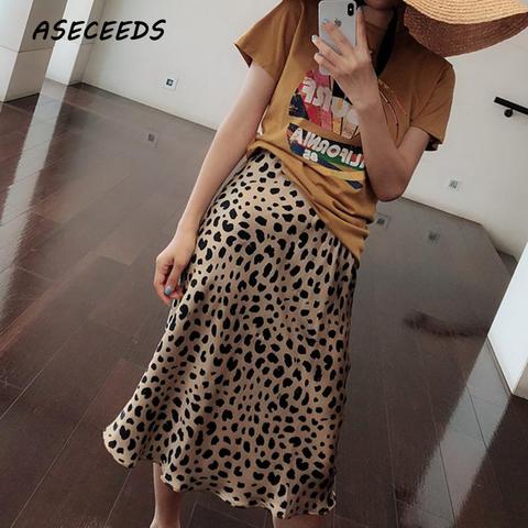 Summer 2022 kawaii boho bodycon leopard print high waist skirts womens midi leopard skirt punk streetwear korean style ► Photo 1/6