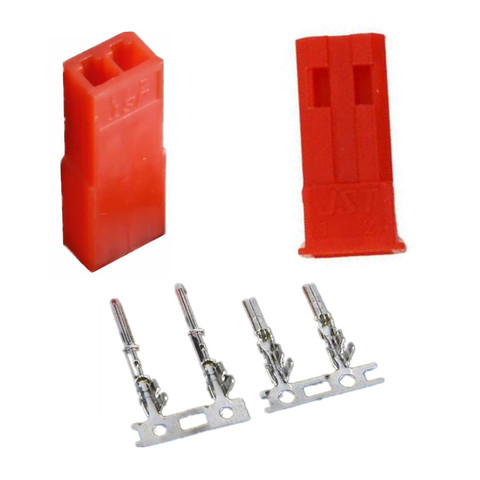 10 pairs 2.54mm JST SYP 2-Pin Female & Male Red Plug Housing Crimp Terminal Connector Kit  20%off ► Photo 1/6