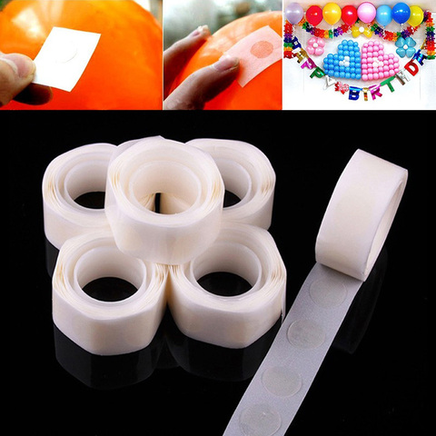 100 Points Balloon Attachment Glue Dot Attach Ceiling Wall Party Decor Tool