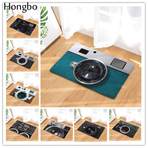 Entrance Anti-Slip Doormat Vintage TV Magnetic Tape Music Cassette R Decor Welcome Pad Water Absorption ► Photo 1/6