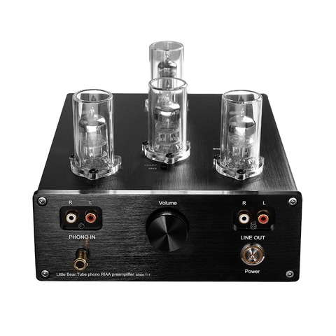 Little Bear T11 Pure Tube valve MM cart Phono Turntable RIAA Preamp preamplifier ► Photo 1/6