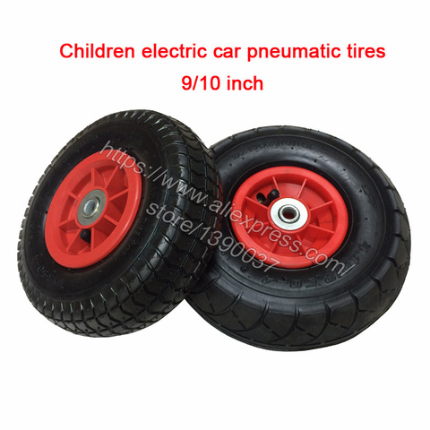 Children electric car rubber tires,Children electric vehicle pneumatic wheels,Karting inflatable tires Baby cars wheels for toy ► Photo 1/5