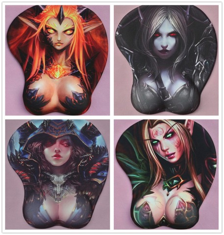 2022 new version Japanese anime 3d mouse pad wristbands Cartoon Creative WOW mouse pad Chest mouse pad Free Shipping ► Photo 1/5