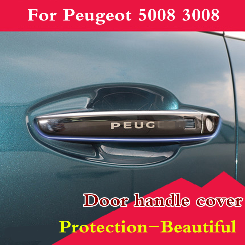 Stainless Steel Exterior door handle cover sticker protection
