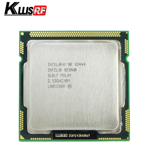 Intel Xeon X3440 Processor Quad Core 2.53GHz LGA1156 8M Cache 95W Desktop CPU ► Photo 1/3