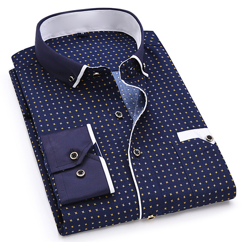 Fashion Print Casual Men Long Sleeve Shirt Stitching Fashion Pocket Design Fabric Soft Comfortable Men Dress Slim Fit Style 8XL - Price history & Review | AliExpress Seller - Corfty Official Store | Alitools.io Fashion Print Casual Men Long Sleeve Shirt Stitching Fashion Pocket Design Fabric Soft Comfortable Men Dress Slim Fit Style 8XL - Price history & Review | AliExpress Seller - Corfty Official Store | Alitools.io