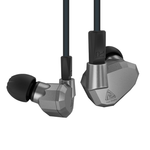 KZ ZS5 Earphone 2DD+2BA Hybrid technology Driver In Ear Monitor Headset Noise Cancelling HiFi Music Earbuds With Microphone ► Photo 1/6