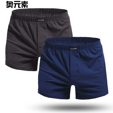 Brand Sexy Mens Underwear 2Pcs\lot Boxer Shorts Male Trunks Plus Size Man Cotton Slacks High Quality Home Sleepwear Underpants ► Photo 1/6