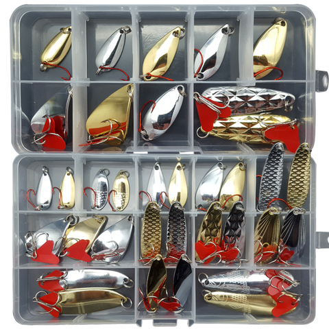 2g/4g/6g/8g/12g Fishing Lure Set Mixed Spoon Lure Set Spinnerbait