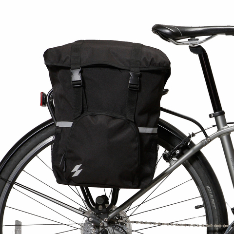 Roswheel Sahoo Series 14891-A-SA Bike Tail Rear Seat Trunk Bag Bicycle Saddle Bag Rack Side Panniers Pouch 15L ► Photo 1/6