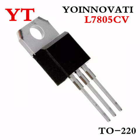 100Pcs L7805 7805 TO-220 ST Voltage Regulator 5V IC NEW HIGH QUALITY