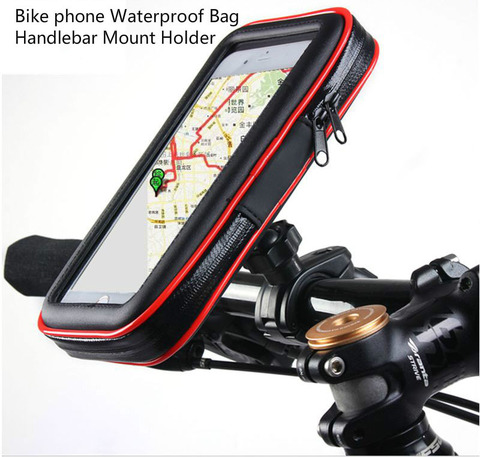 Touch Screen Case Bag Motorcycle Bicycle Phone Holder For Xiaomi Mi Mix 3 2 2s,Redmi Note 5 4 6 8 7 Pro 9s Y3,Mi 9 SE A3 A2 lite ► Photo 1/6