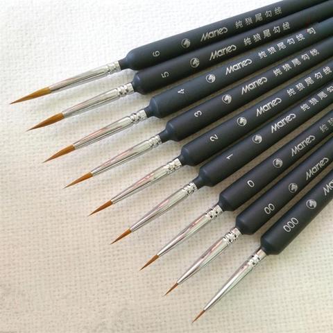 5 PCS Miniature Paint Brush Set Professional Nylon Brush Acrylic Painting Thin Hook Line Pen Art Supplies Hand Painted A3 ► Photo 1/6
