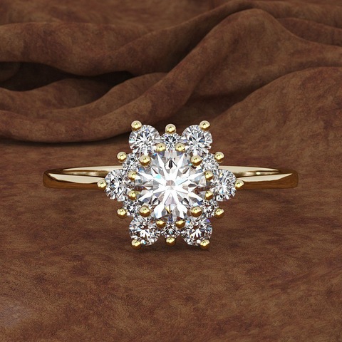 ZHOUYANG Rings For Women New Creative Beautiful Snowflake Shaped Cubic Zirconia 3 Color Wedding Gifts Fashion Jewelry KCR068 ► Photo 1/6