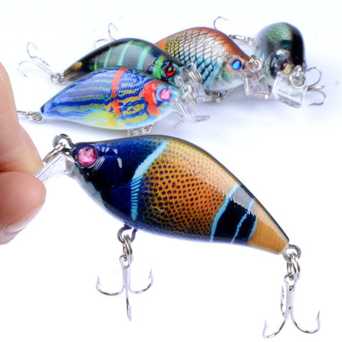 1Pcs 3D Eyes Shade Lures Fishing Hard Baits 6.5cm/8.6g Sea Fishing Artificial Isca Fish Pesca Tools Wobblers For Fishing ► Photo 1/6