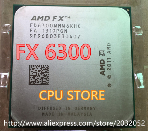 AMD FX 6300 AM3+ 3.5GHz 8MB 95W CPU processor  fx 6300  can work  ► Photo 1/1