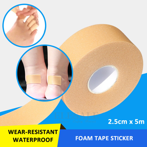 1-Roll 2.5cm*5m Elastic Waterproof Foam Tape Wear-Resistant Bandage Sticker Wound Dressing Sports Sprain Treatment First Aid Kit ► Photo 1/6