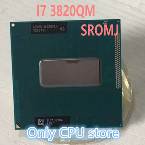 Free shipping new central processor SR0MJ i7-3820QM Core i7 Mobile CPU i7 3820QM Laptop CPU 8MB PGA 2.7GHz to 3.7GHz SROM ► Photo 1/2