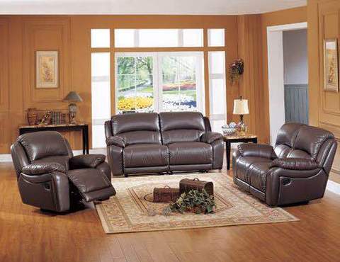 Living Room Sofa Recliner, Genuine Leather Sofa Recliner