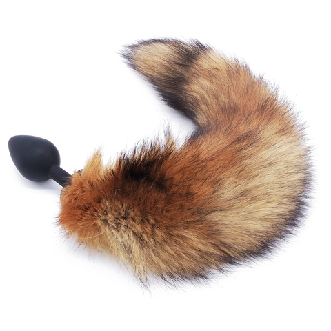 DOMI Funny Adult Sex Products New Hot Sale Romance Fox Tail Sexy Silicone Butt Plug ► Photo 1/6